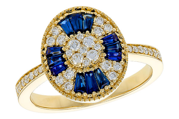B275-25166: LDS RG .56 TW SAPPHIRE .86 TGW