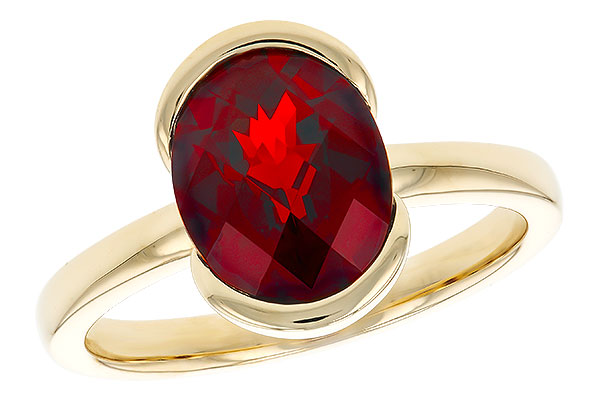 B276-09666: LDS RG 2.95 GARNET (10X8MM)