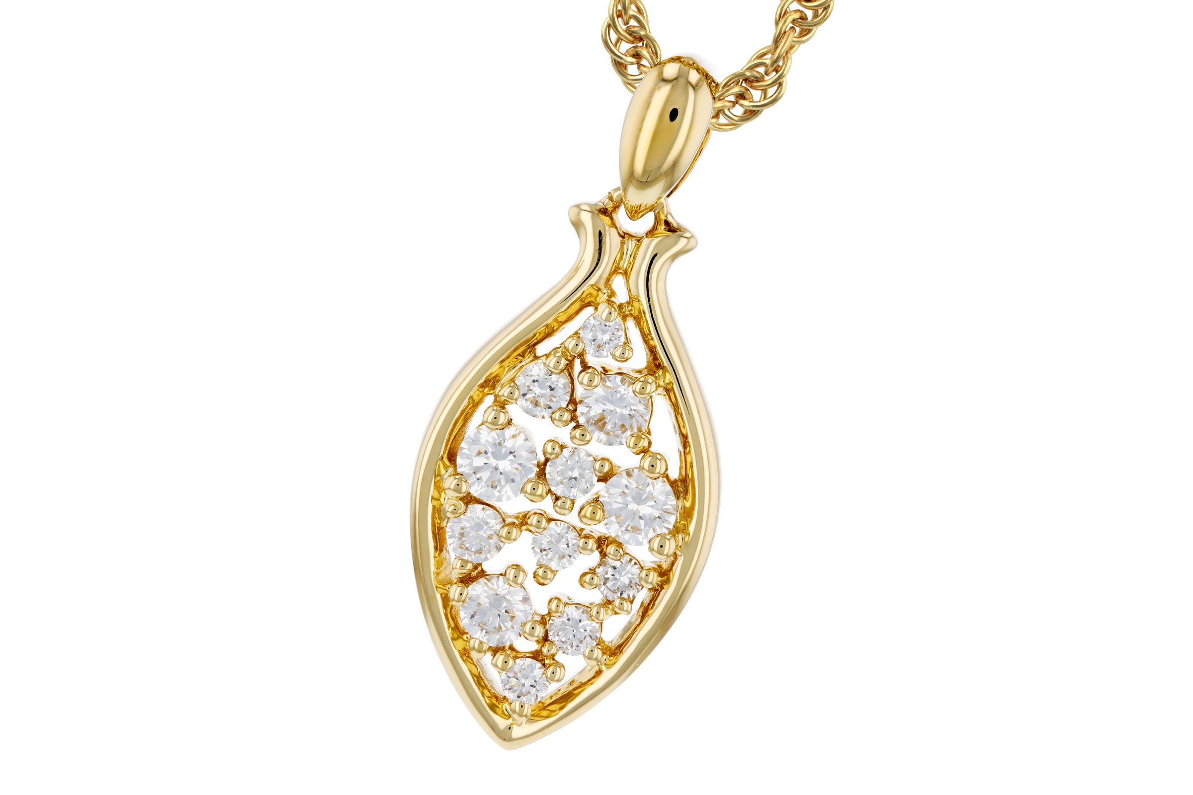 B276-11484: NECKLACE .26 TW