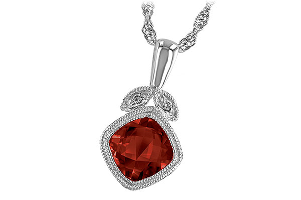 C184-35138: NECK 1.09 GARNET 1.10 TGW