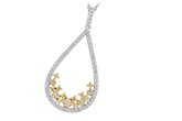 C187-98729: NECK .18 YELLOW DIAS .47 TW