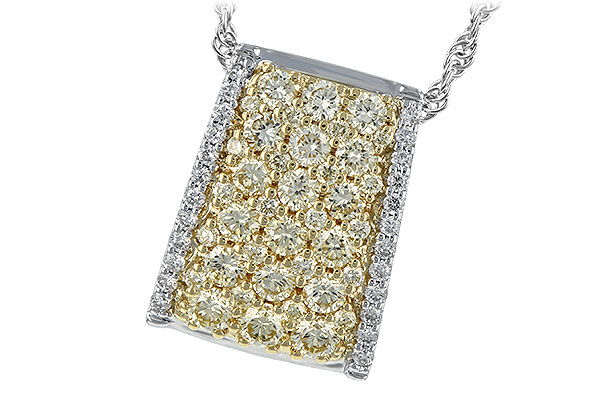 C189-75129: NECK .95 YELLOW DIAS 1.09 TW