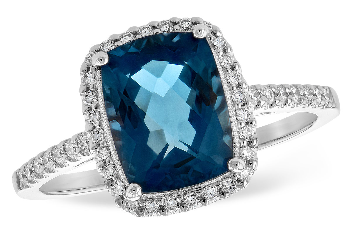 C189-81529: LDS RG 2.42 LONDON BLUE TOPAZ 2.62 TGW