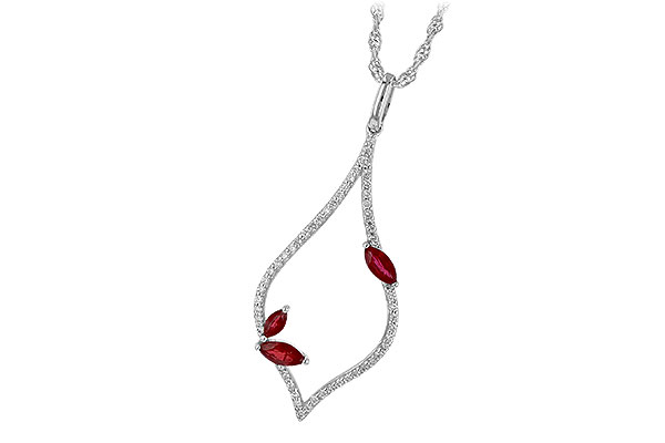 C190-64229: NECK .36 RUBY .56 TGW