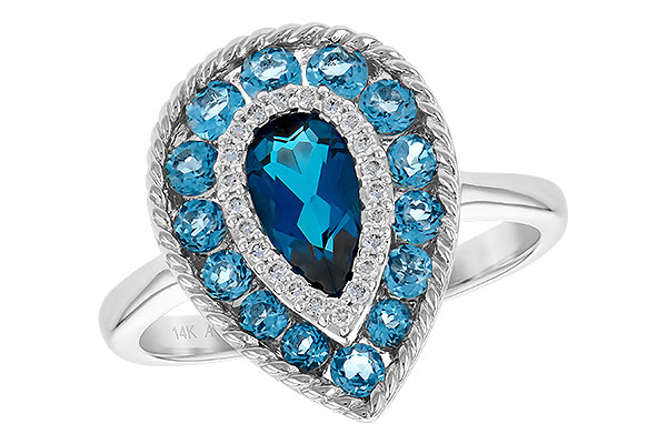 C190-67893: LDS RG 1.52 TW BLUE TOPAZ 1.60 TGW