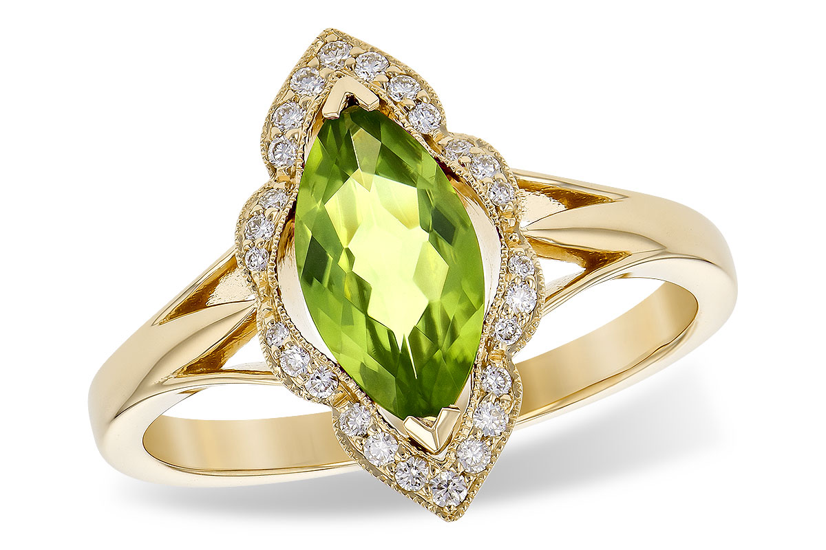 C190-69702: LDS RG .94 PERIDOT 1.05 TGW