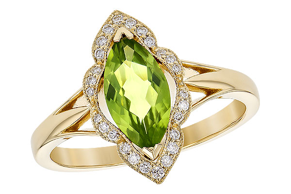 C190-69702: LDS RG .94 PERIDOT 1.05 TGW