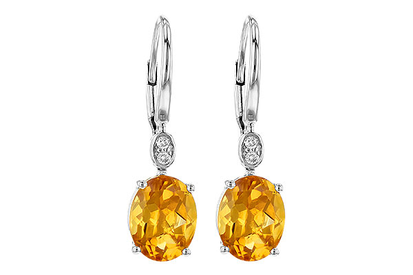 C190-72366: EARR 3.20 TW CITRINE 3.25 TGW (9x7MM CIT)