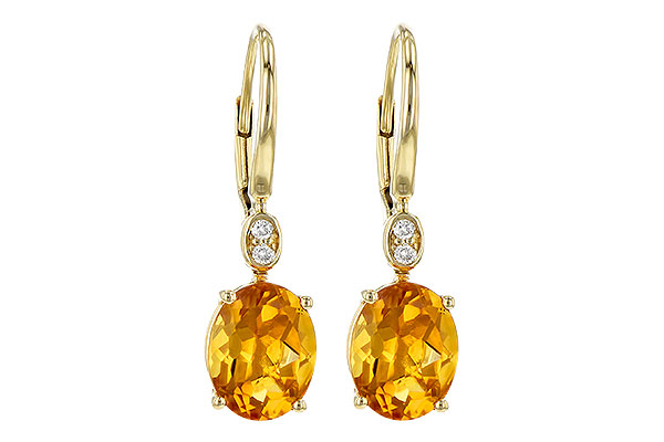 C190-72366: EARR 3.20 TW CITRINE 3.25 TGW (9x7MM CIT)