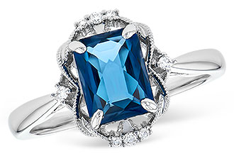 C273-39666: LDS RG 1.70 LONDON BLUE TOPAZ 1.76 TGW