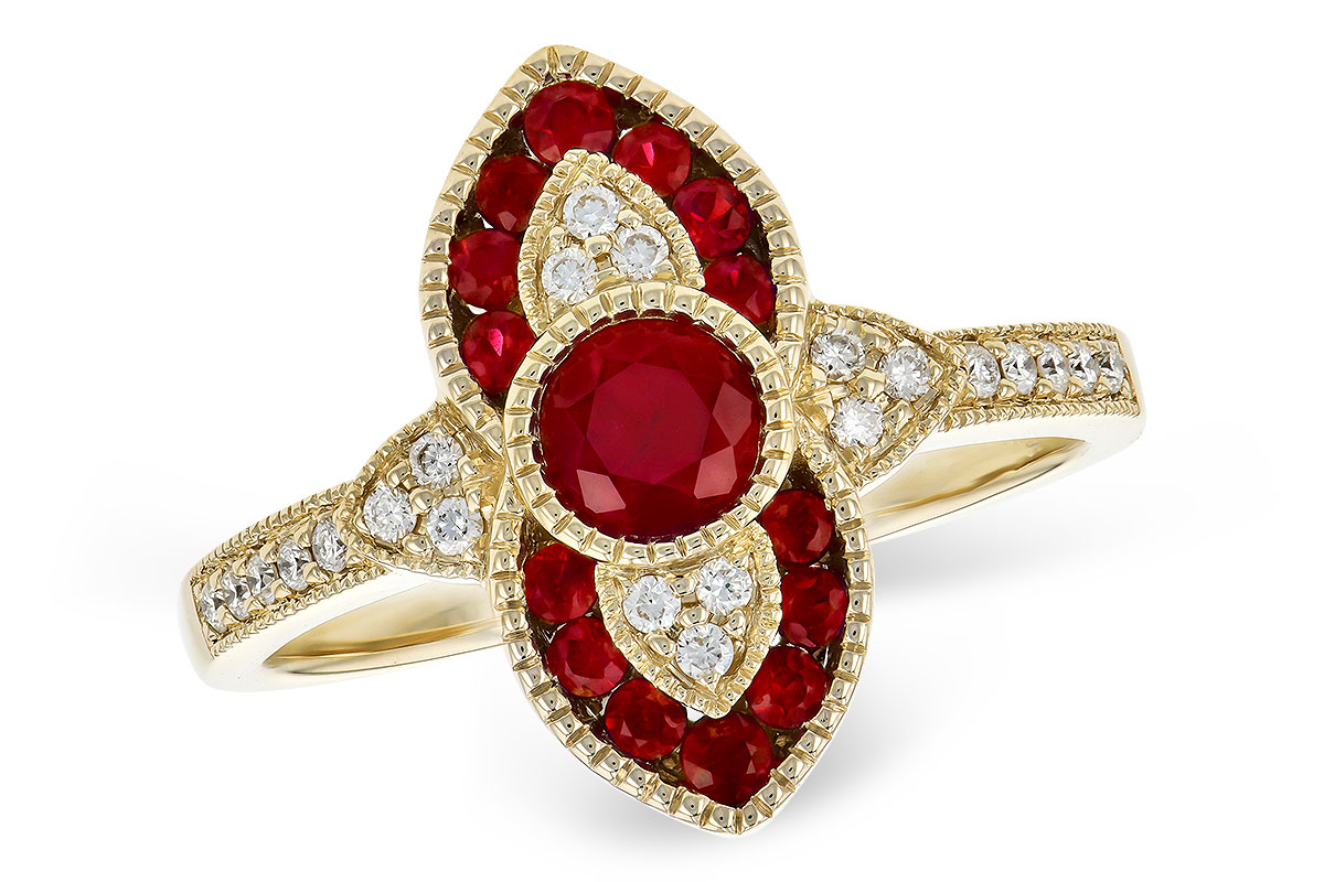 C273-39711: LDS RG .63 TW RUBY .75 TGW