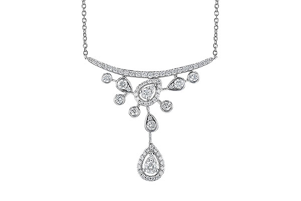 C273-40557: NECKLACE .65 TW