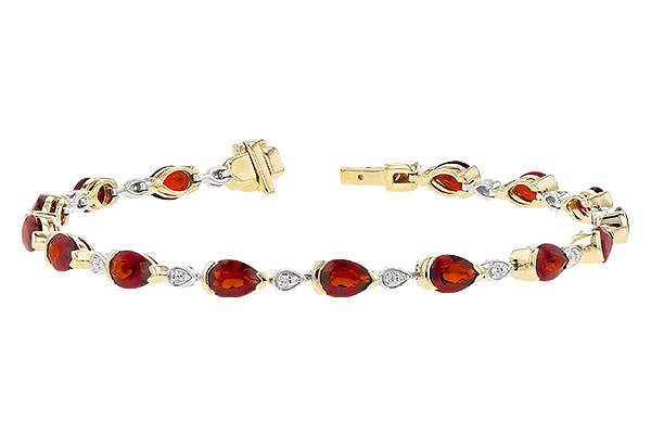 C273-40566: BRACELET 6.44 GARNET 6.60 TGW