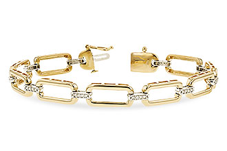 C274-33302: BRACELET .25 TW (7.5" - D189-78775 WITH LARGER LINKS)