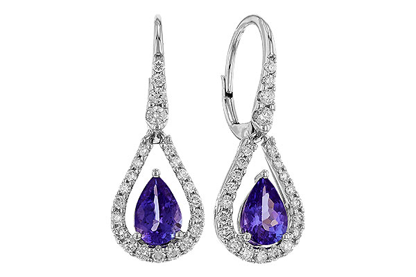 C275-19675: EARR 1.48 TW TANZANITE 1.98 TGW (7x5 PEAR)