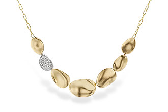 C275-19711: NECKLACE .38 TW (18")