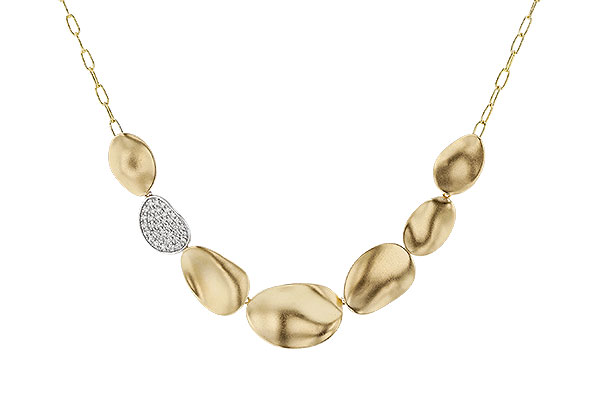 C275-19711: NECKLACE .38 TW (18")