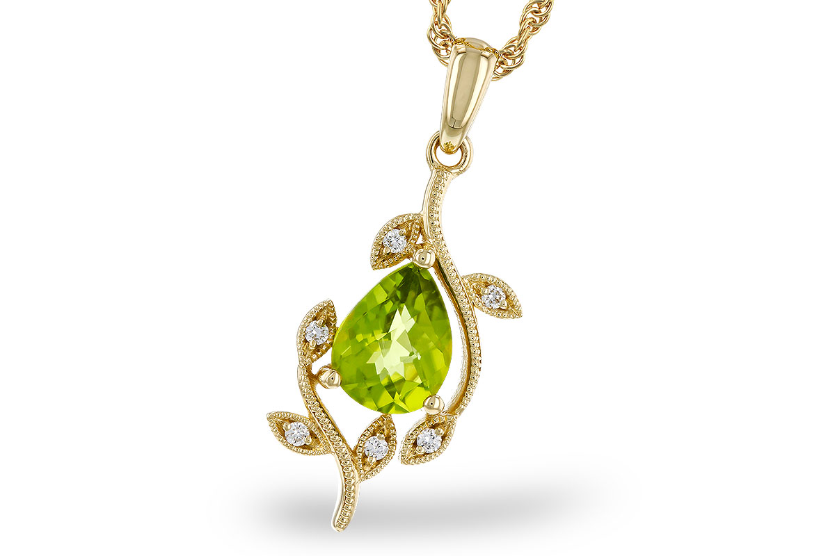 C275-21493: NECKLACE 1.16 PERIDOT 1.21 TGW (8x6MM PER)