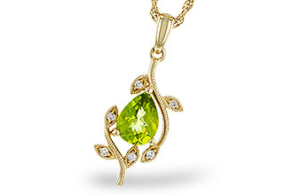 C275-21493: NECKLACE 1.16 PERIDOT 1.21 TGW (8x6MM PER)