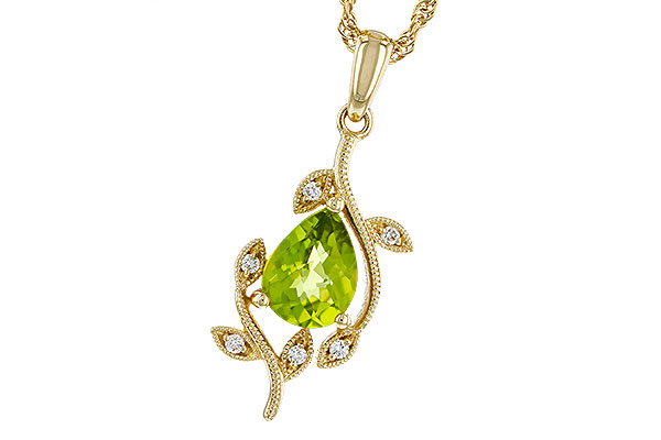 C275-21493: NECKLACE 1.16 PERIDOT 1.21 TGW (8x6MM PER)