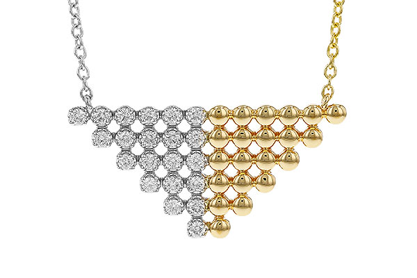 C275-24266: NECKLACE .37 TW (18")
