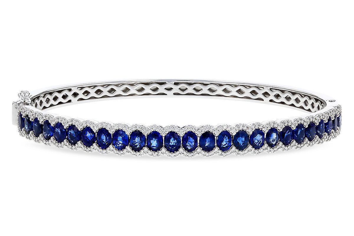 C275-26011: BANGLE 5.09 TW SAPPHIRE 5.65 TGW