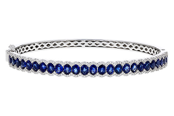 C275-26011: BANGLE 5.09 TW SAPPHIRE 5.65 TGW