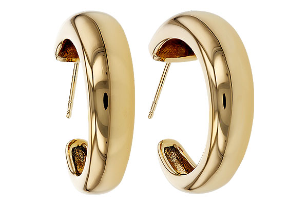 C275-26020: GOLD EARRINGS (20MM)
