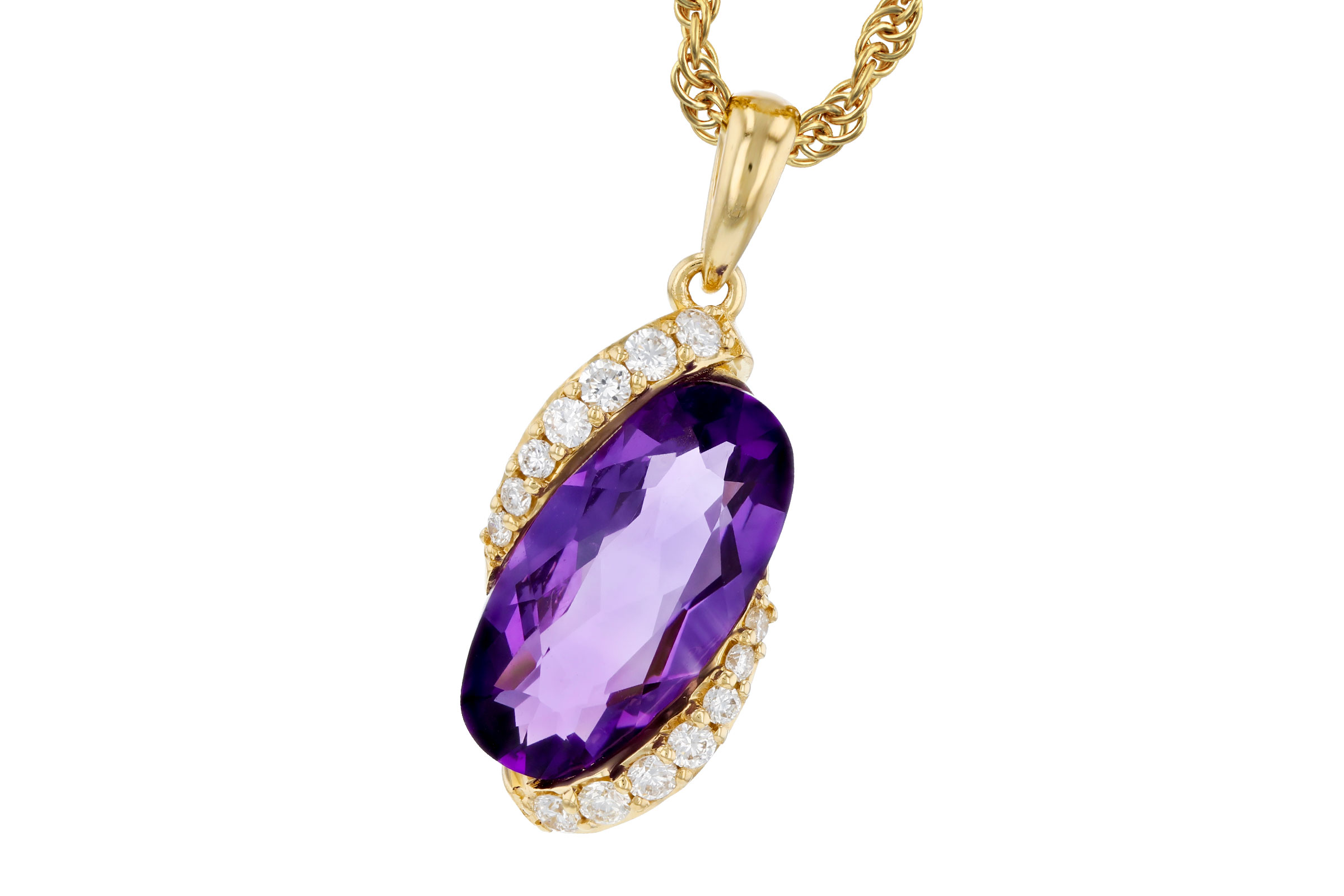 C276-11493: NECK 1.72 AMETHYST 1.84 TGW (12x6MM AMY)