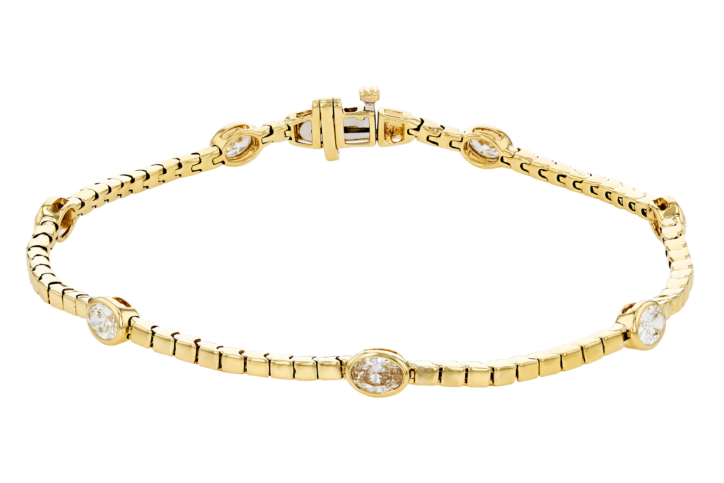 C276-11511: BRACELET 1.30 TW OVAL DIA (7")