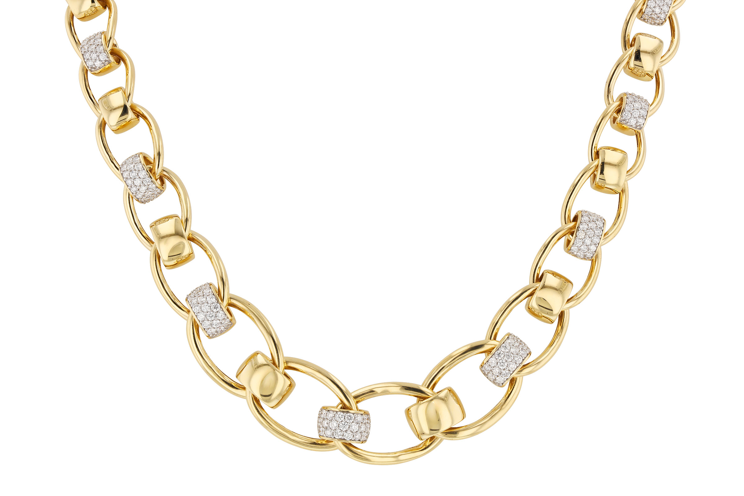 C276-11529: NECKLACE 2.00 TW (17")