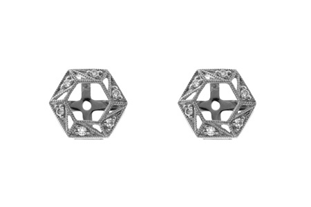 D000-72375: EARRING JACKETS .08 TW (FOR 0.50-1.00 CT TW STUDS)