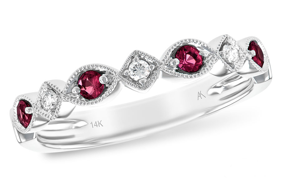 D093-38766: LDS WED RG .20 RUBY .26 TGW