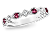 D093-38766: LDS WED RG .20 RUBY .26 TGW