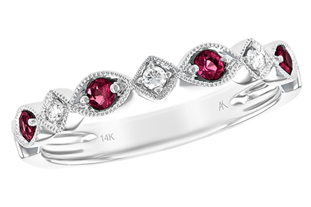 D093-38766: LDS WED RG .20 RUBY .26 TGW