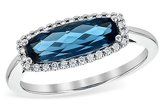 D190-68802: LDS RG 1.79 LONDON BLUE TOPAZ 1.90 TGW