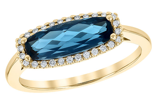 D190-68802: LDS RG 1.79 LONDON BLUE TOPAZ 1.90 TGW