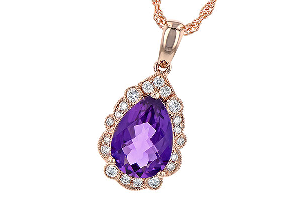 D190-71475: NECKLACE 1.53 AMETHYST 1.68 TGW