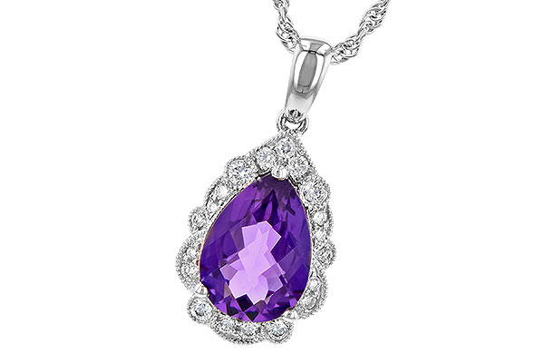 D190-71475: NECKLACE 1.53 AMETHYST 1.68 TGW (10x7 PS)