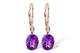 D190-72366: EARR 2.85 TW AMETHYST 2.90 TGW (9x7MM AMY)