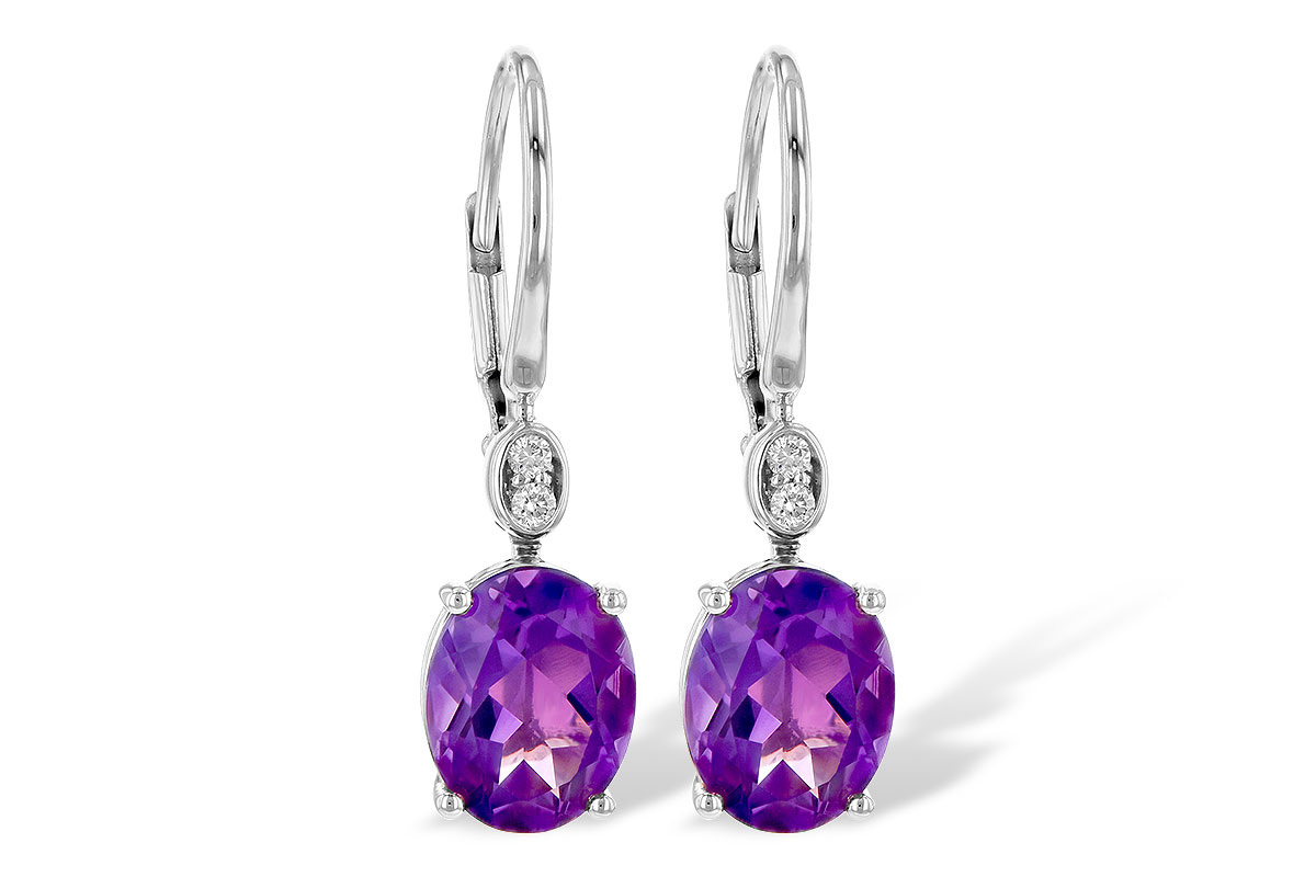 D190-72366: EARR 2.85 TW AMETHYST 2.90 TGW (9x7MM AMY)