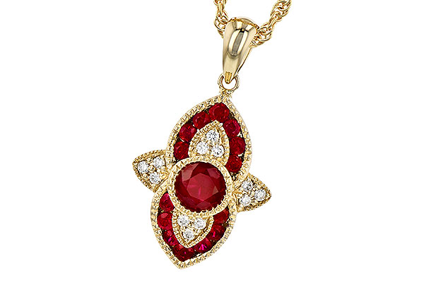 D273-39711: NECK .63 TW RUBY .70 TGW