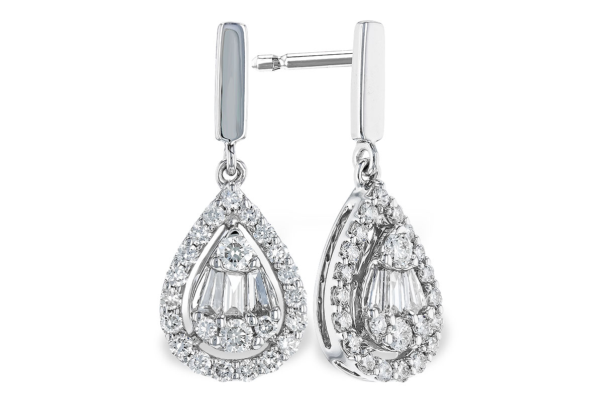 D274-28784: EARRINGS .08 TW BAG .40 TW