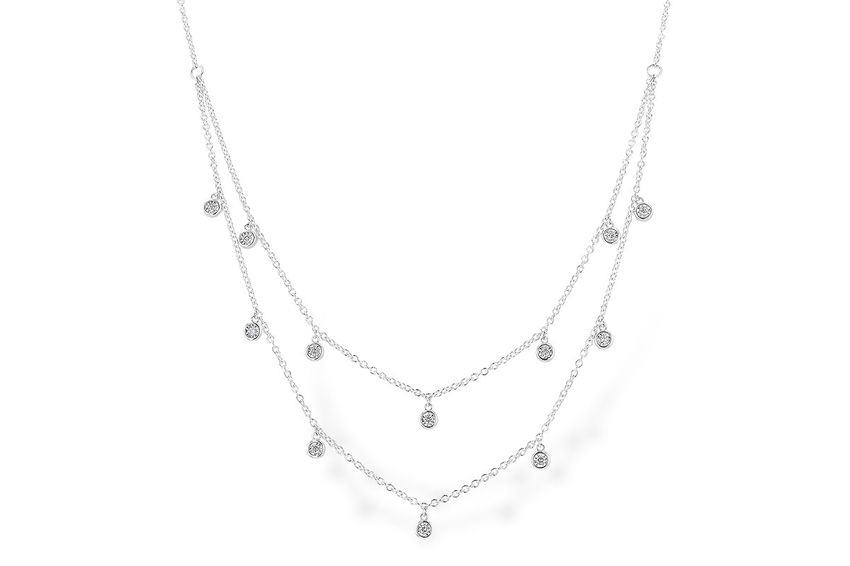 D274-28802: NECKLACE .22 TW (18 INCHES)