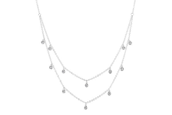 D274-28802: NECKLACE .22 TW (18 INCHES)