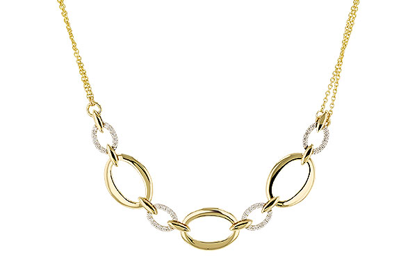 D275-19647: NECKLACE .50 TW (18")