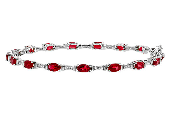 D275-20629: BRACELET 4.65 RUBY 4.97 TGW (7")