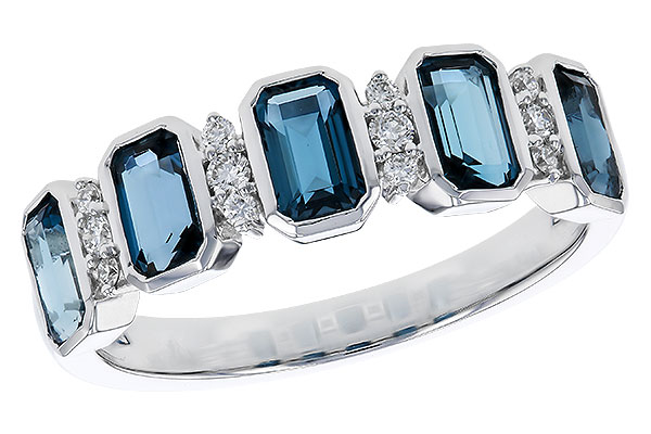 D275-21484: LDS RG 1.46 TW LONDON BLUE TOPAZ 1.58 TGW