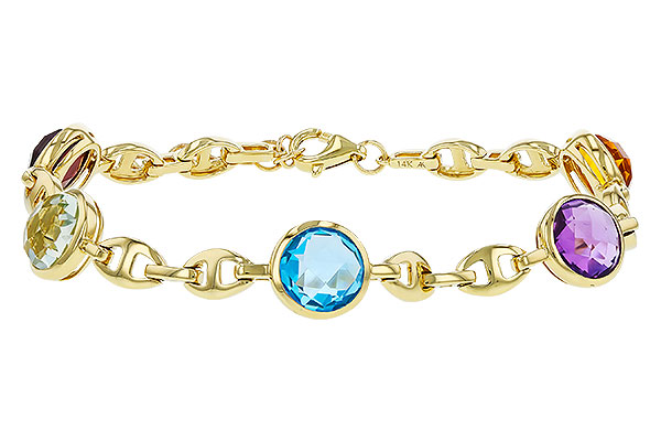D275-22402: BRACELET 7.09 TW SEMI-PREC (GT,CIT,AMY,G.AMY,BT)