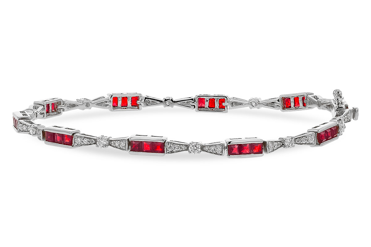 D275-24220: BRACELET 2.05 RUBY 2.70 TGW (7")